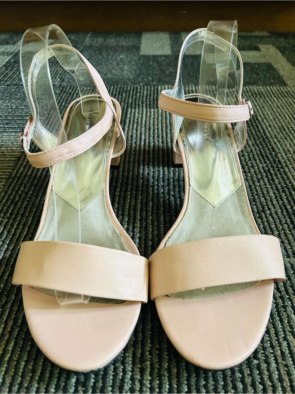 David Tate Pink Ageless Adjustable Ankle Strap Heels Sandals 13 WW EXTRA WIDE